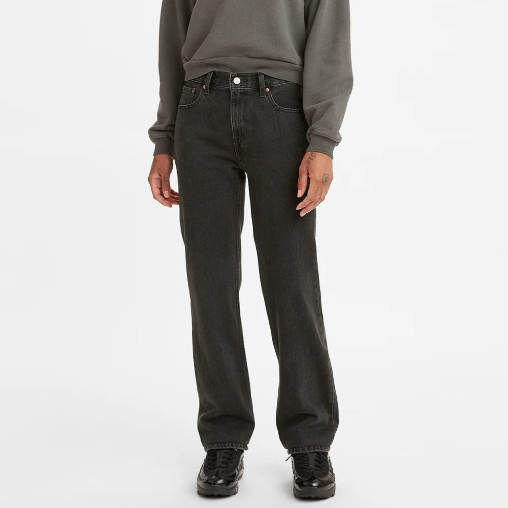 Levi's Women's Str LOW PRO Jeans in Washed Black
